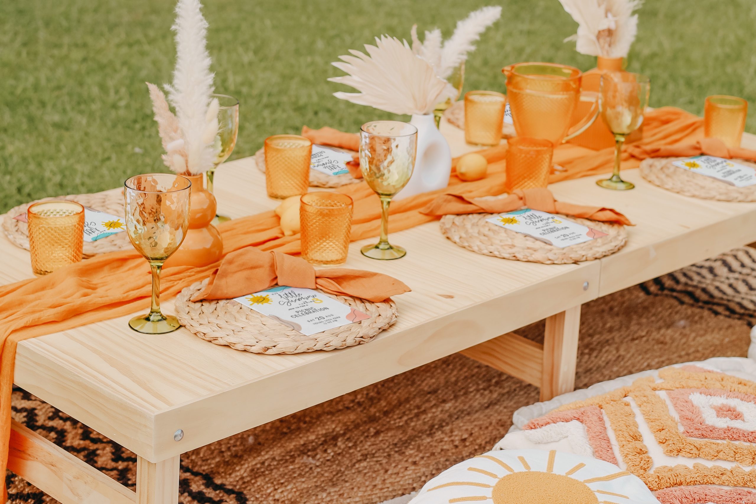 Boho Picnic Setup | Boho themed picnic party